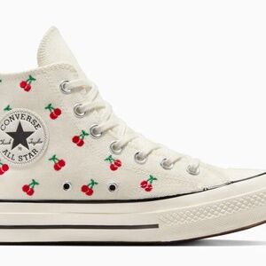 Chuck Taylor® All Star® 70 Embroidered Cherries High Top Sneaker (Women)